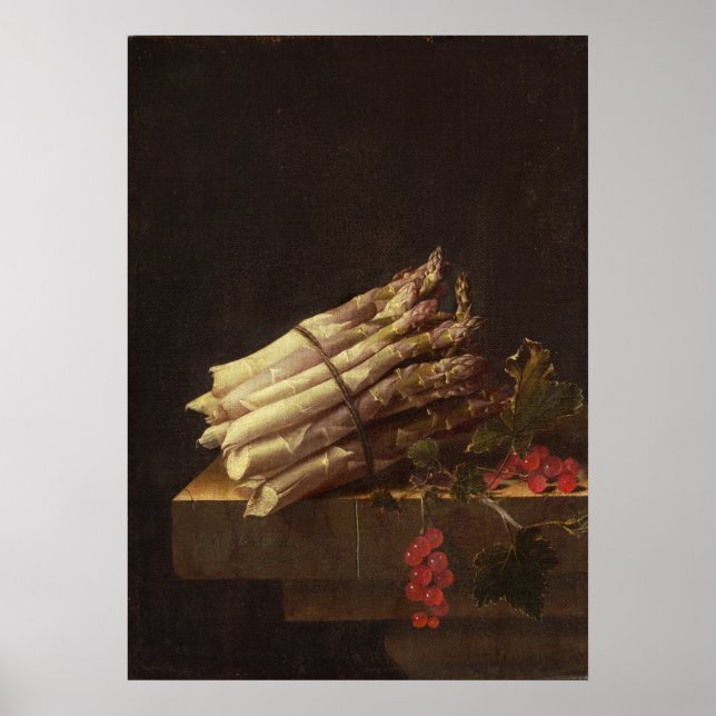Asparagus - Adriaen van Ostade Fine Art Poster (Framsidan)