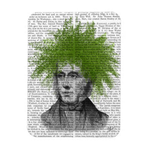 Asparagus Fern Head Magnet