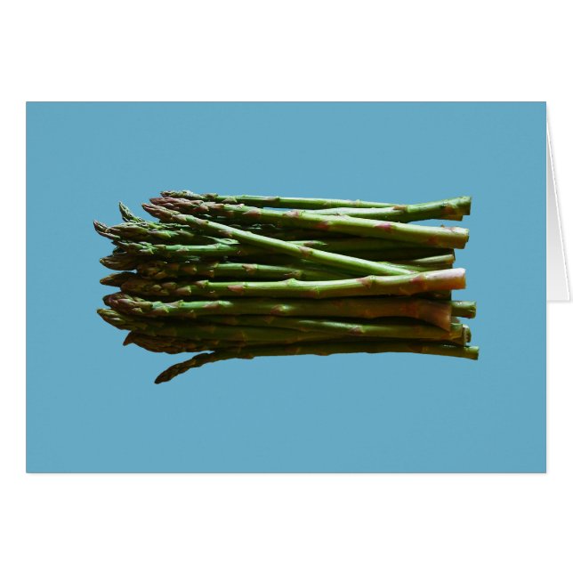 Asparagus Hälsningskort (Framsidan Horizontal)