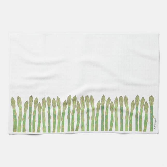 Asparagus Kitchen Towel Kökshandduk (Horisontell)