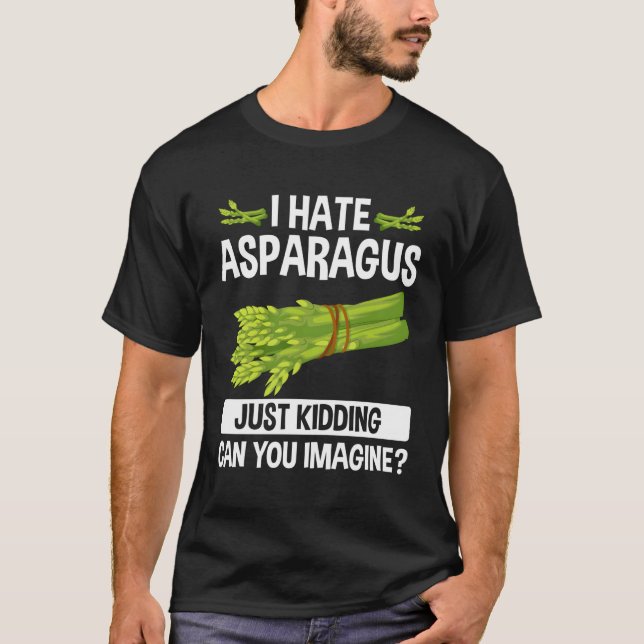 Asparagus Krona för plantering av Asparagus Herb T Shirt (Framsida)