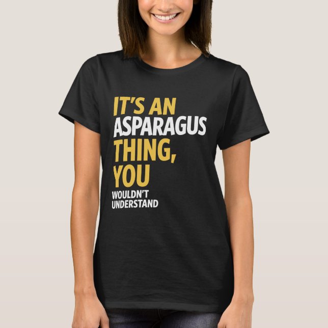 Asparagus Sak T-shirt (Framsida)