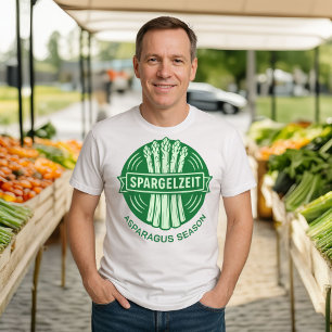 Asparagus Season Spargelzeit Celebrate Vegetables T Shirt
