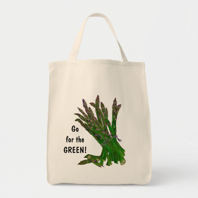 Asparagus Shopping bag Tygkasse (Framsidan)