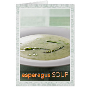 Asparagus Soppa Recipe Hälsningskort