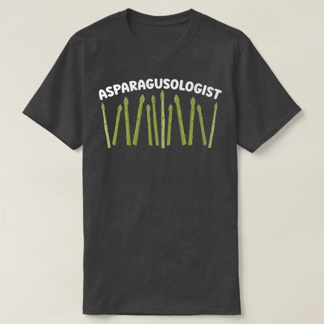 Asparagusolog Asparagus Älskare Vegan Vegetable V T Shirt (Design framsida)