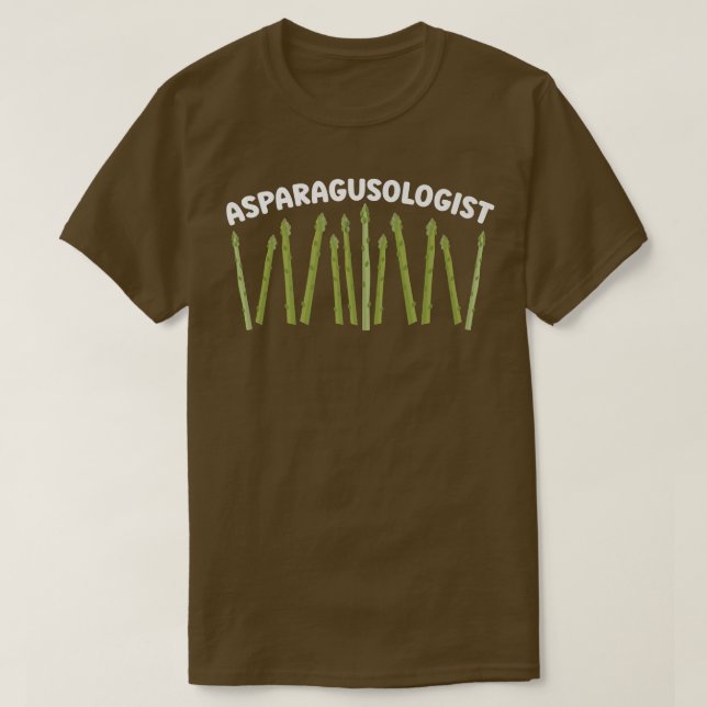 Asparagusolog Asparagus Älskare Vegan Vegetable V T Shirt (Design framsida)