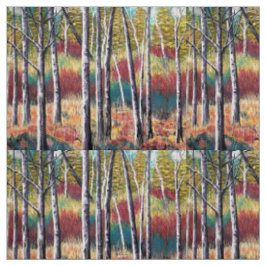 Aspen Abstrakt Pastel Forest Fabric Tyg