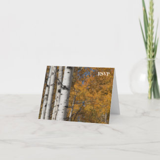 Aspen Alley Höst Orange RSVP-kort Inbjudan