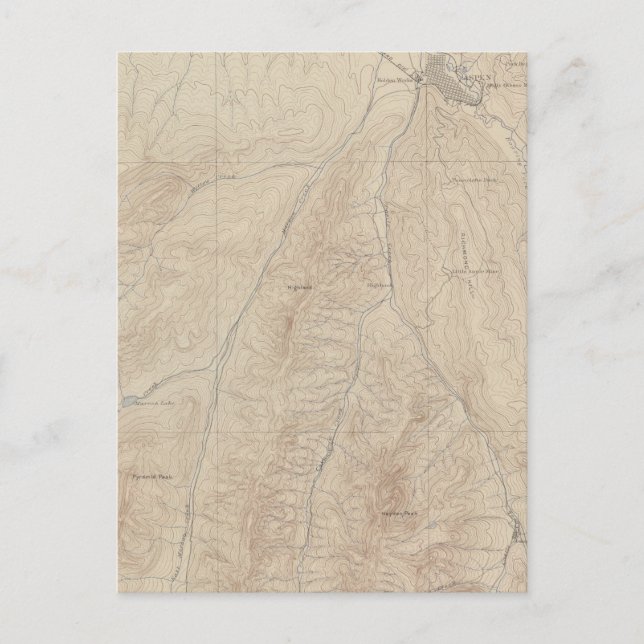 Aspen Atlas Lakan Vykort (Framsida)