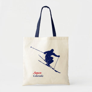 Aspen Blue Snö Skier Tygkasse