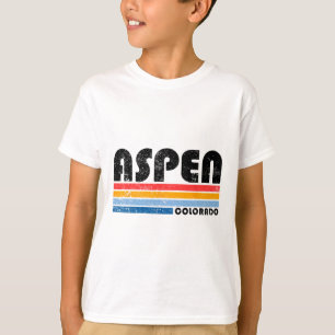 Aspen Colorado Co Mountain Skiing Vintage Aspen Sk T Shirt
