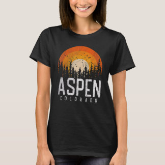 Aspen Colorado CO Retro Stil Vintage 70 s 80 T Shirt