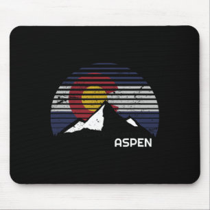 Aspen Colorado Flagga - Co Bluebird Dag Berg Musmatta