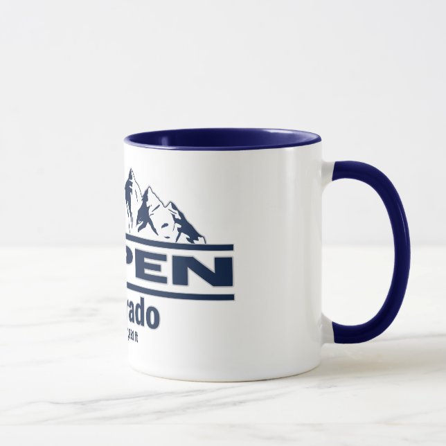 Aspen Colorado med Rocky mountains Mugg (Höger)