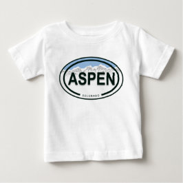 Aspen Colorado Mountain Märkre Baby Shirt Tee Shirt