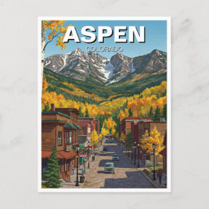 Aspen Colorado Resa Vykort