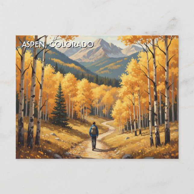Aspen Colorado Resor Vykort (Framsida)