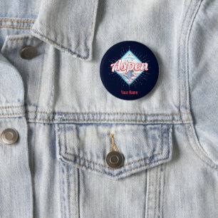 Aspen Colorado Retro Skier Vintage USA Ski Knapp