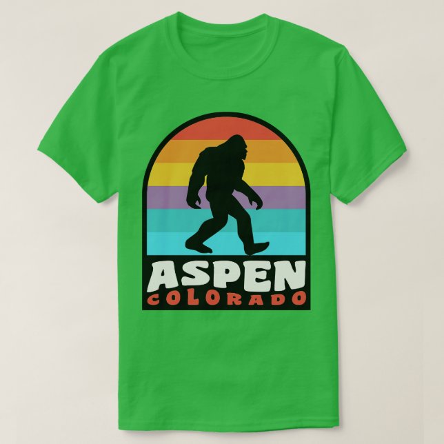 Aspen Colorado Rocky mountains T Shirt (Design framsida)