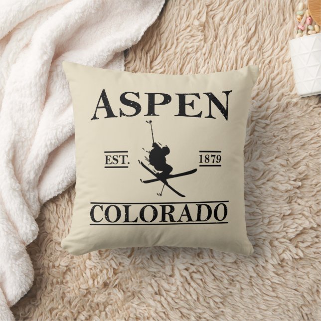 Aspen Colorado ski Kudde (Filt)