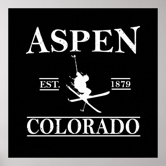 Aspen Colorado ski Poster (Framsidan)