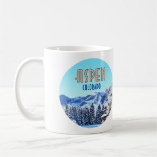 Aspen Colorado Ski Resort Mountains Kaffemugg