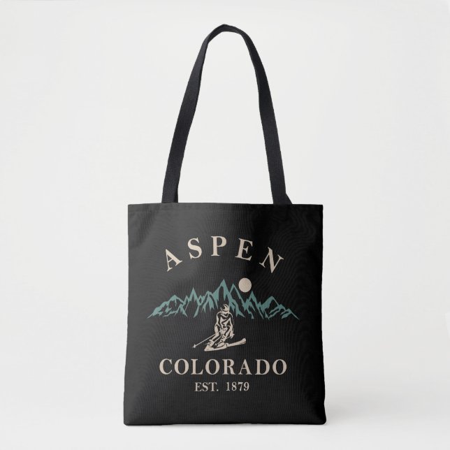 Aspen Colorado ski Tygkasse (Framsida)