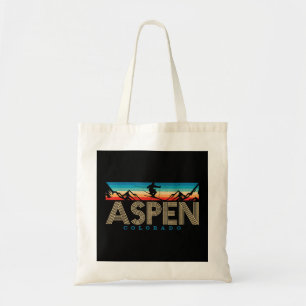 Aspen Colorado Ski - Vintage Souvenir Mountain Ski Tygkasse