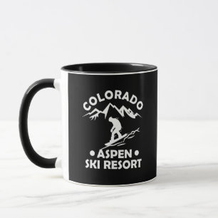 Aspen Colorado-skidorten Mugg