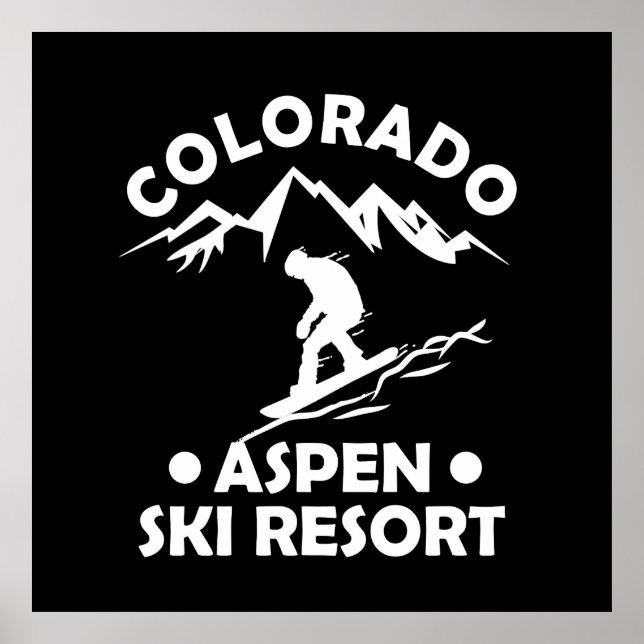 Aspen Colorado-skidorten Poster (Framsidan)