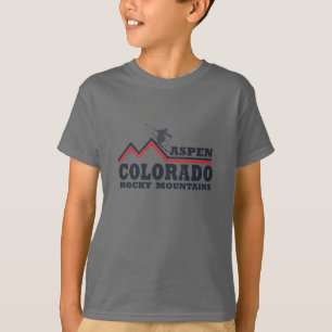 Aspen Colorado-skidorten T Shirt
