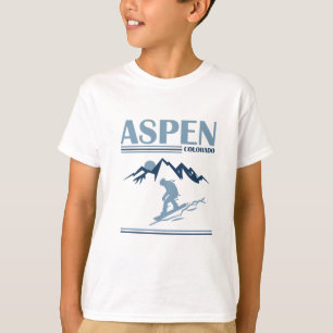 Aspen Colorado-skidorten T Shirt