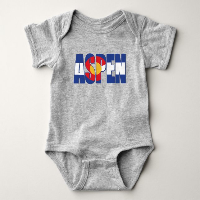 Aspen Colorado T Shirt (Framsida)