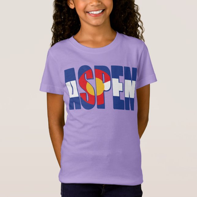 Aspen Colorado T Shirt (Framsida)