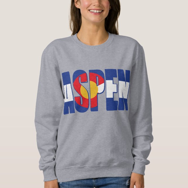 Aspen Colorado T Shirt (Framsida)