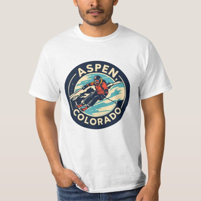 Aspen, Colorado T Shirt (Framsida)