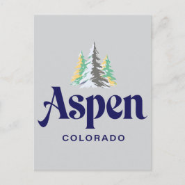 Aspen Colorado United States Vykort