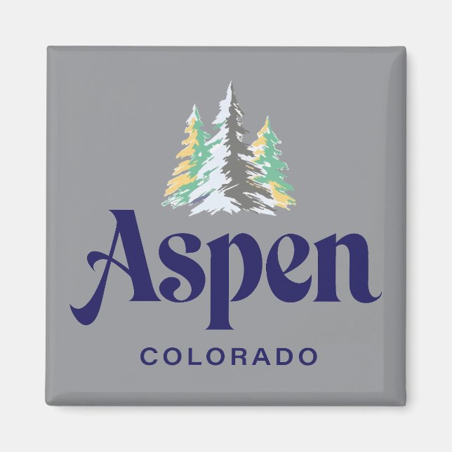 Aspen Colorado USA Magnet (Framsidan)