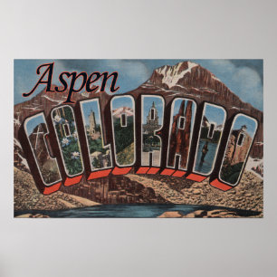 Aspen, ColoradoLarge Brev ScenesAspen, CO Poster