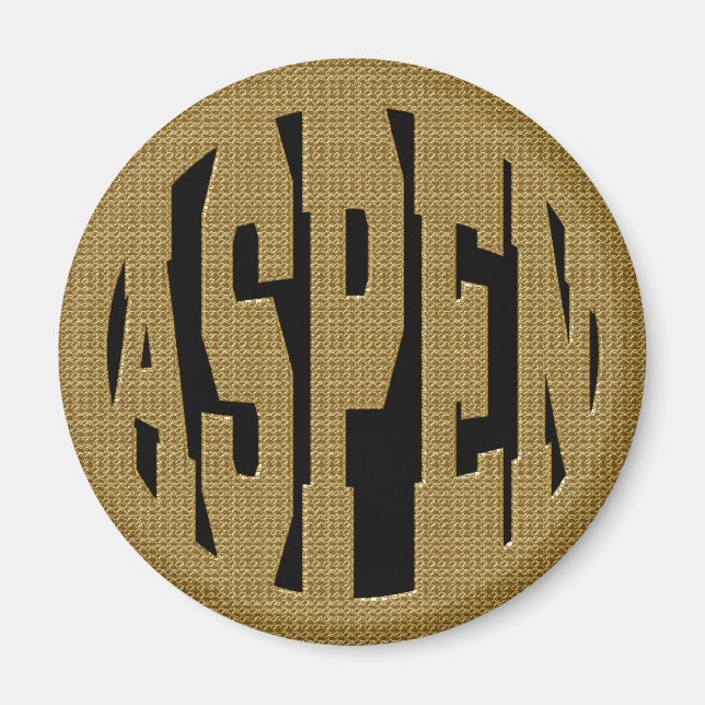 ASPEN - GULD MAGNET (Framsidan)