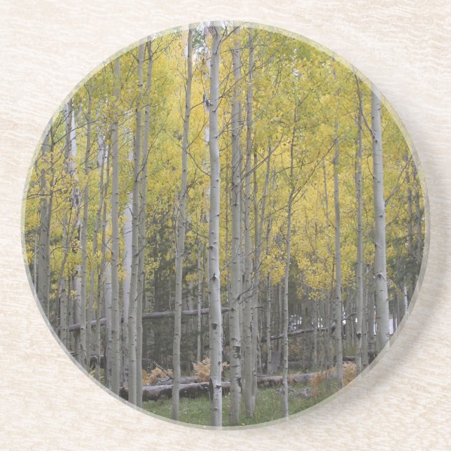 Aspen gult glow underlägg (Framsidan)