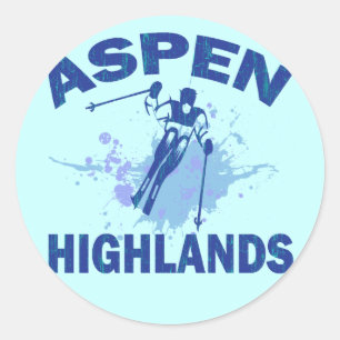 ASPEN HIGHLANDS RUNT KLISTERMÄRKE