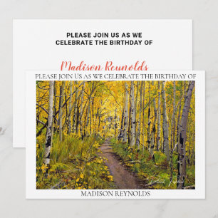 Aspen i Träd i Forest Birthday