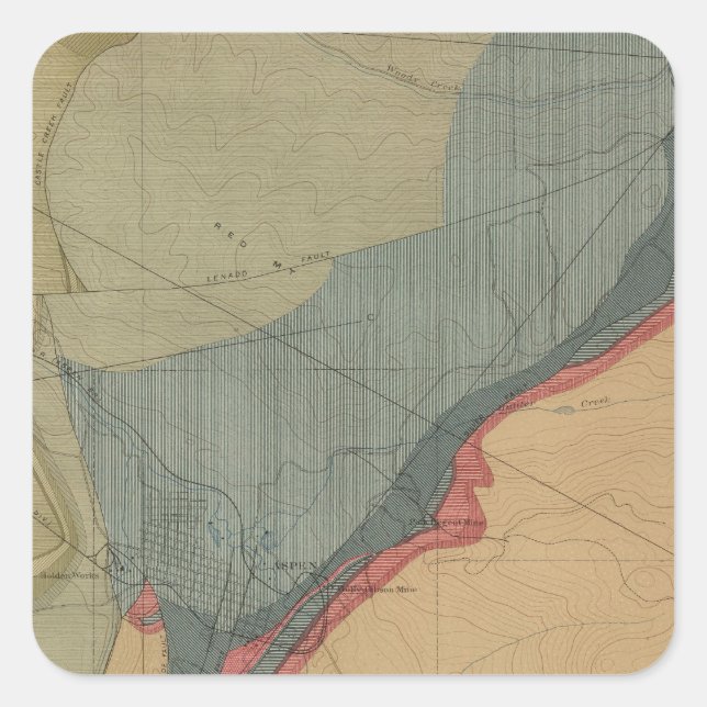 Aspen, Lakan Fyrkantigt Klistermärke (Framsida)