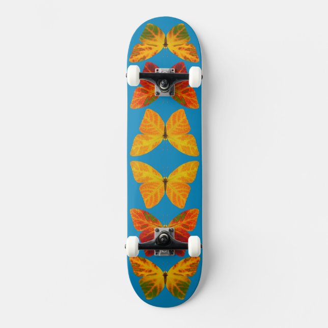 Aspen Löv Butterflies Mini Skateboard Bräda 18,5 Cm (Framsida)