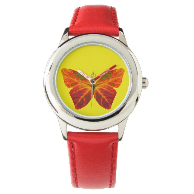 Aspen Löv Butterfly 2 Armbandsur (Framsida)