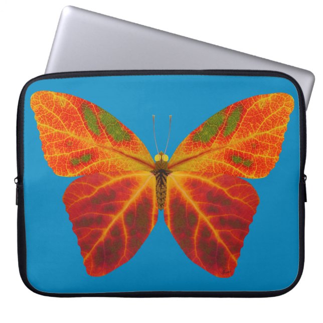 Aspen Löv Butterfly 2 Laptop Fodral (Framsidan)