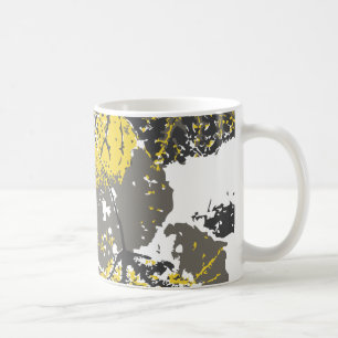 aspen löv kaffemugg