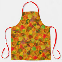 Aspen Löv kollage solid medley, sömlös 1